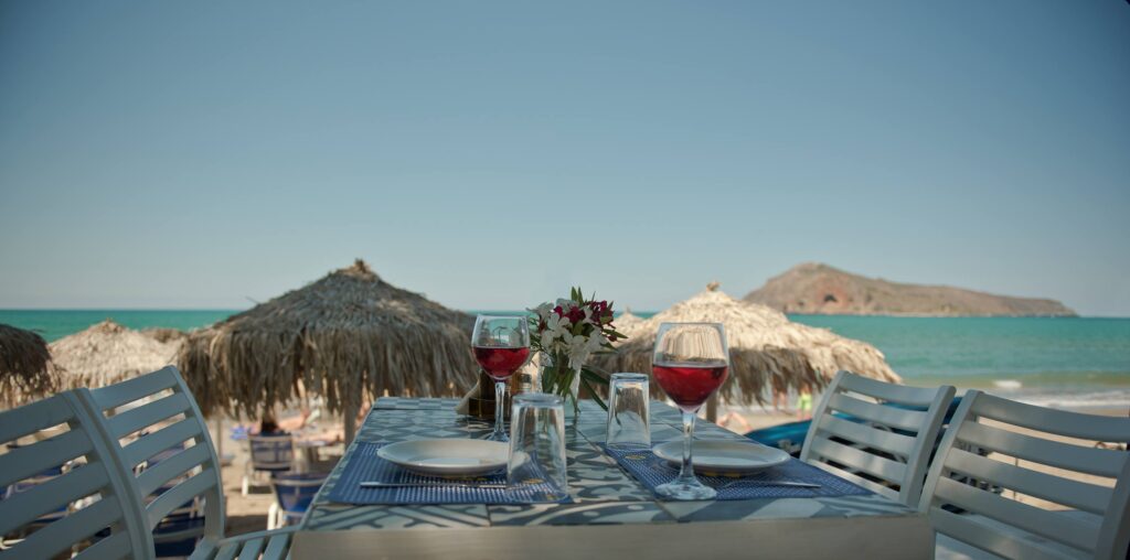 Akti beach restaurant – beach bar, Agia Marina, Chania, Crete