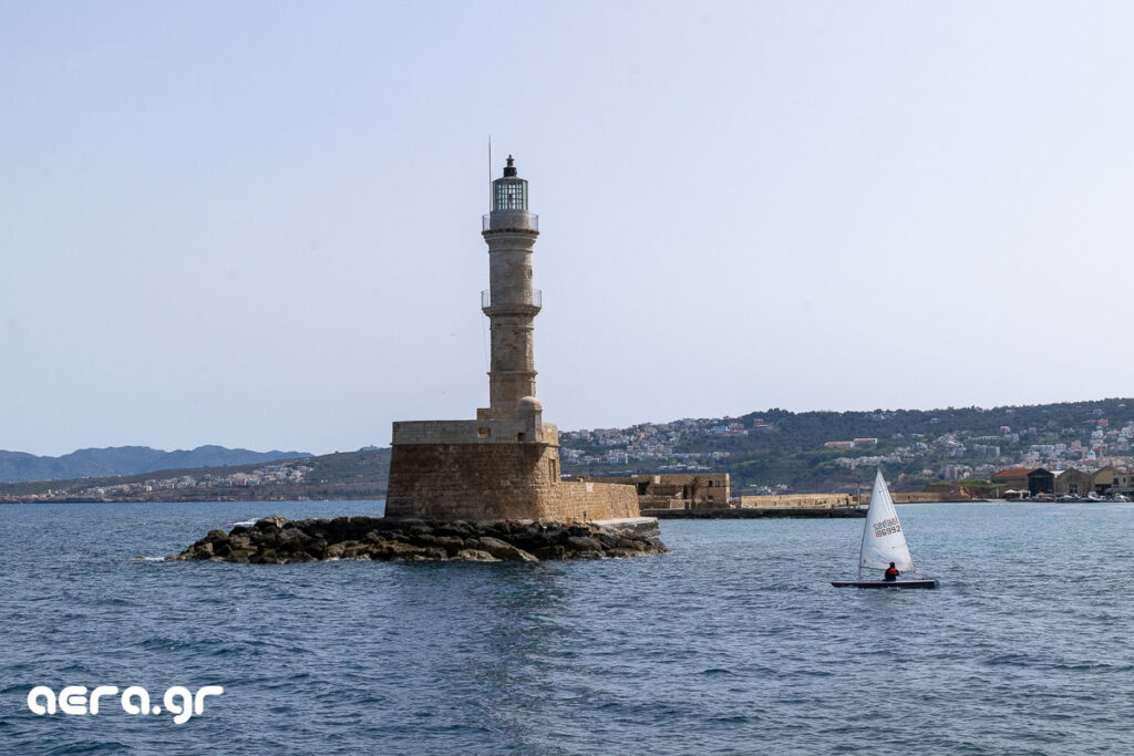 The memorable Egyptian lighthouse of Chania
