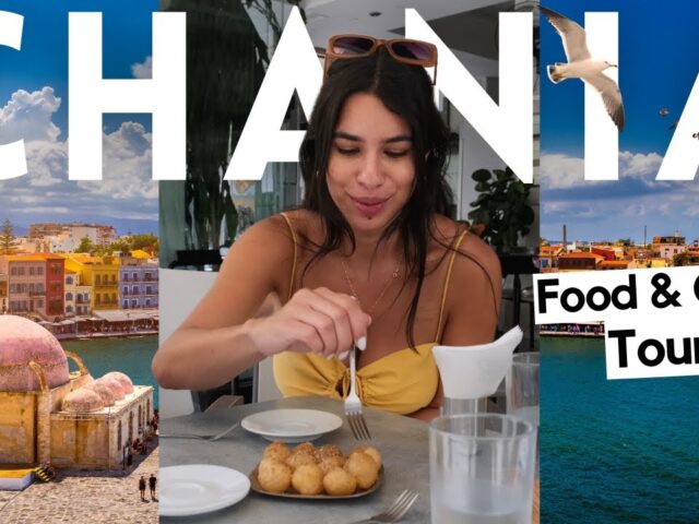 Chania food tasting & city tour (video)