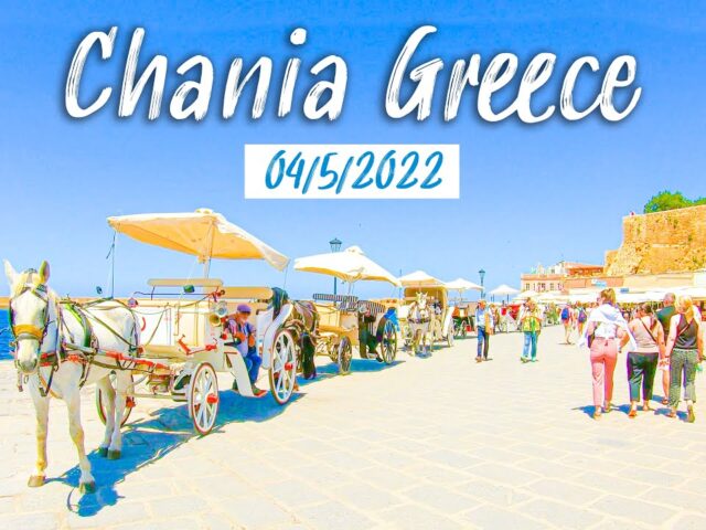 A fascinating day – walking tour in Chania city 4K (video)