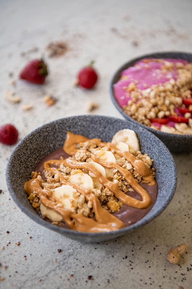 acai bowl pink pitaya bowl