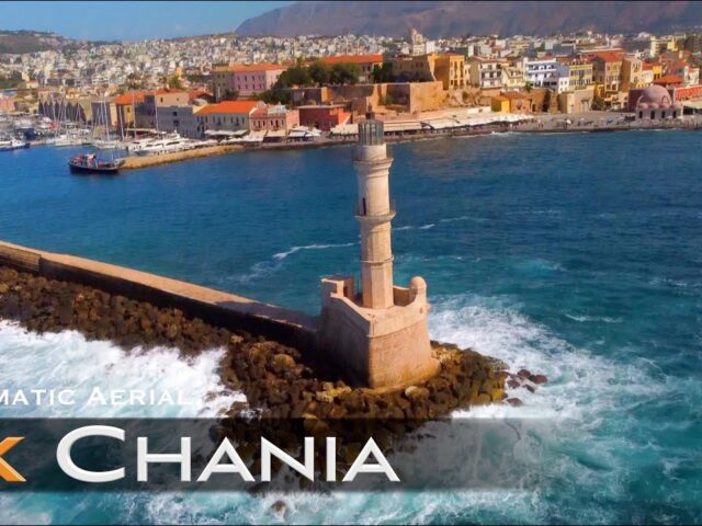 Cinematic Aerial video from Chania town